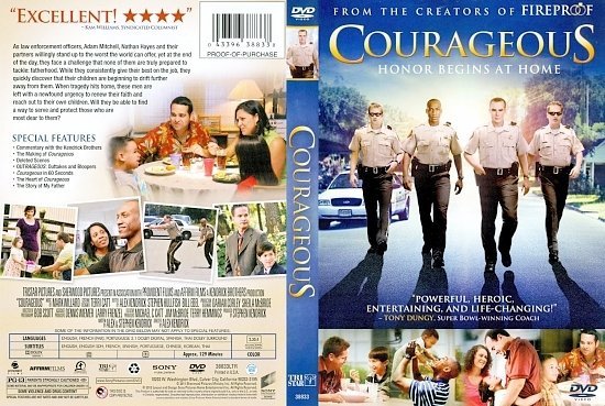 dvd cover Courageous