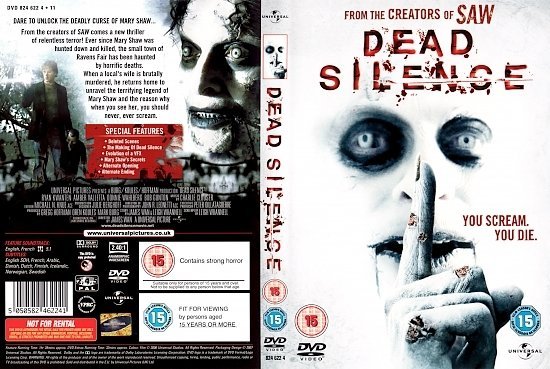 dvd cover Dead Silence (2007) R2 & R4