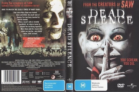 dvd cover Dead Silence (2007) R2 & R4