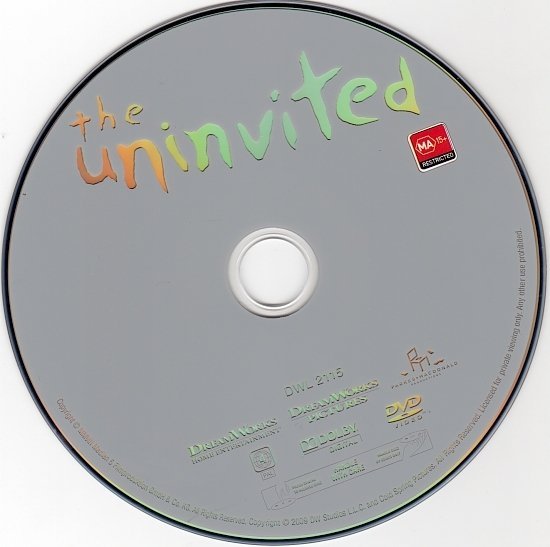dvd cover The Uninvited (2009) WS R4
