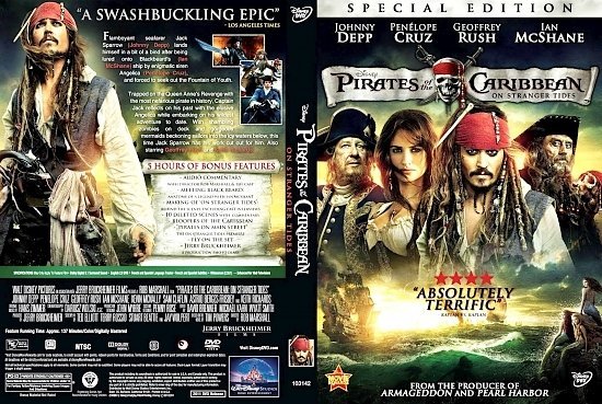 dvd cover Pirates Of The Caribbean: On Stranger Tides (2011) WS R1