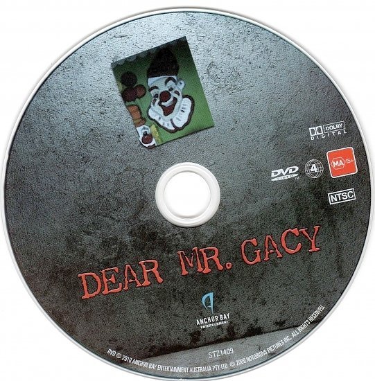 dvd cover Dear Mr. Gacy (2010) WS R4