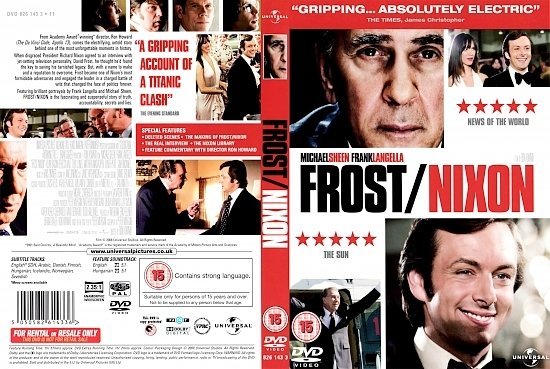 dvd cover Frost/Nixon (2008) R2