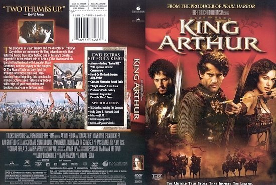 dvd cover King Arthur (2004) R1