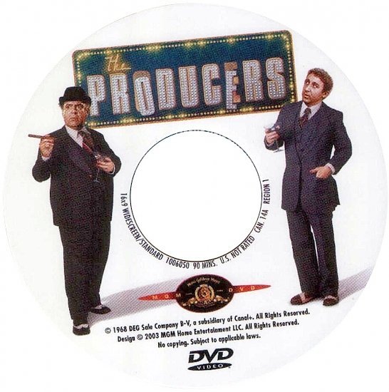 dvd cover The Producers (1968) SE R1