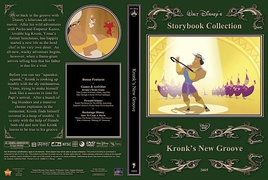 dvd cover Kronk's New Groove