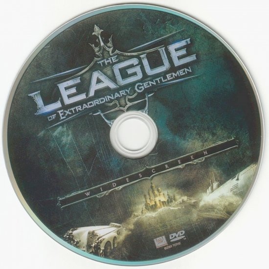 dvd cover The League of Extraordinary Gentlemen (2003) WS R1