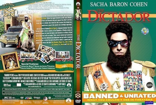 dvd cover The Dictator - Front