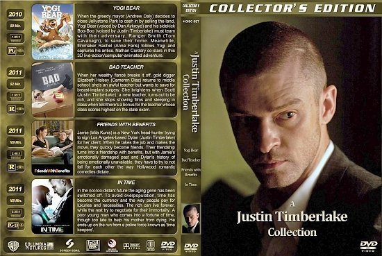 dvd cover A Justin Timberlake Collection