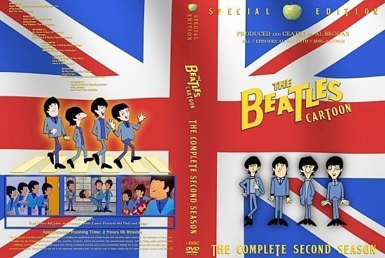 dvd cover The Beatles Cartoons Season 2