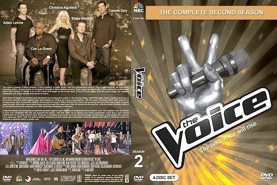 dvd cover The Voice Season 2