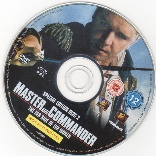 dvd cover Master And Commander: The Far Side Of The World (2003) SE R2