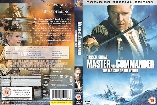 dvd cover Master And Commander: The Far Side Of The World (2003) SE R2