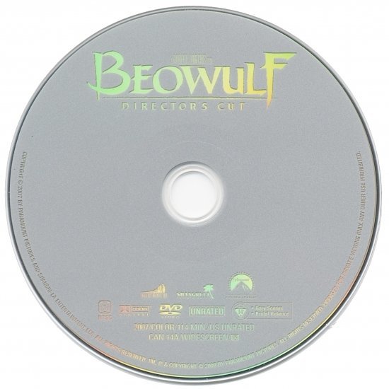 dvd cover Beowulf (2007) DC WS R1
