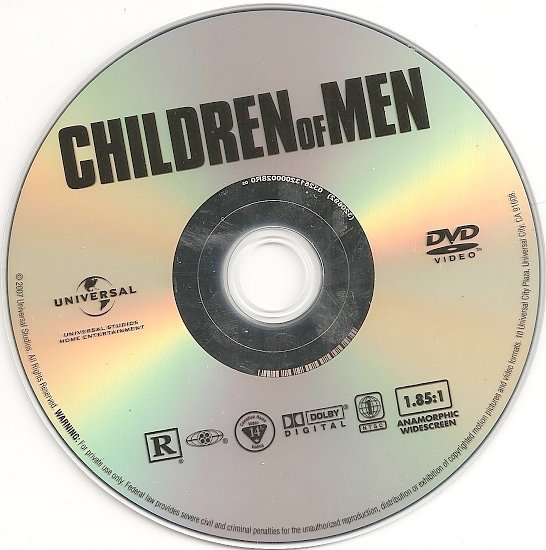 dvd cover Children Of Men (2006) WS R1