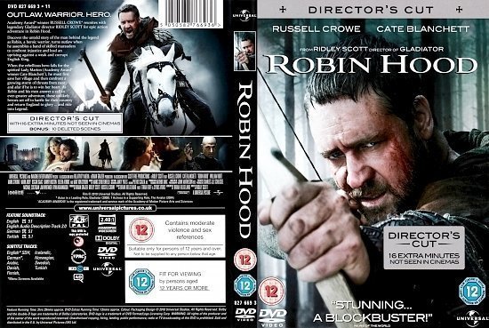 dvd cover Robin Hood (2010) DC R2