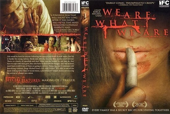 dvd cover We Are What We Are