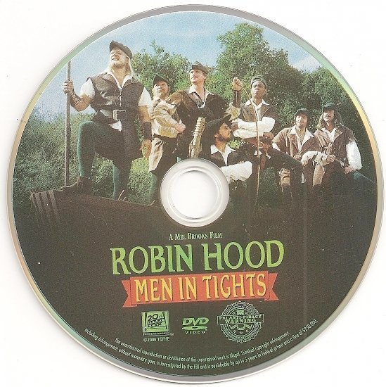 dvd cover Robin Hood: Men In Tights (1993) WS R1