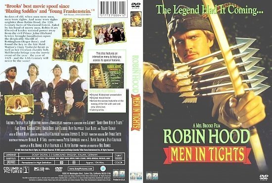 dvd cover Robin Hood: Men In Tights (1993) WS R1