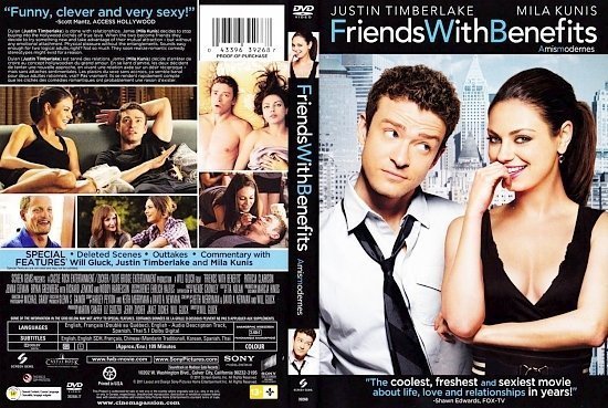 dvd cover Friends Whith Benefits Amis Moderne