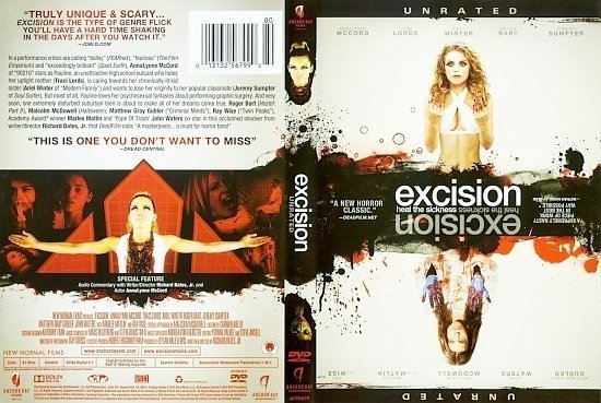 dvd cover Excision Unrated