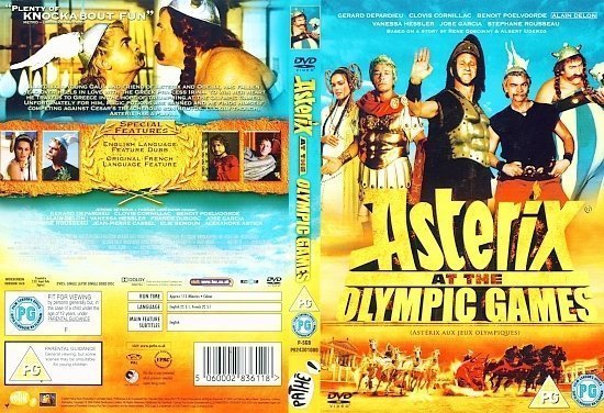 dvd cover Asterix At The Olympic Games (2008) R2
