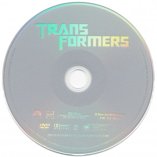 dvd cover Transformers (2007) WS R1