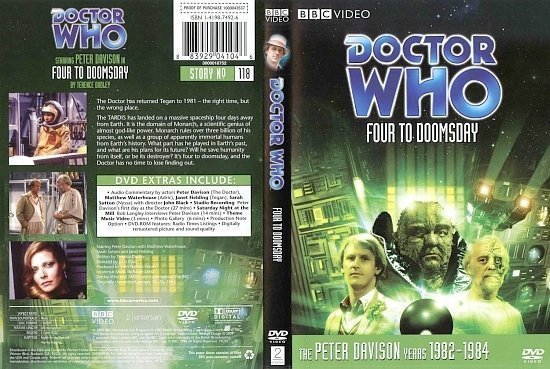 dvd cover Doctor Who Four To Doomsday