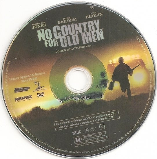dvd cover No Country For Old Men (2007) WS R1