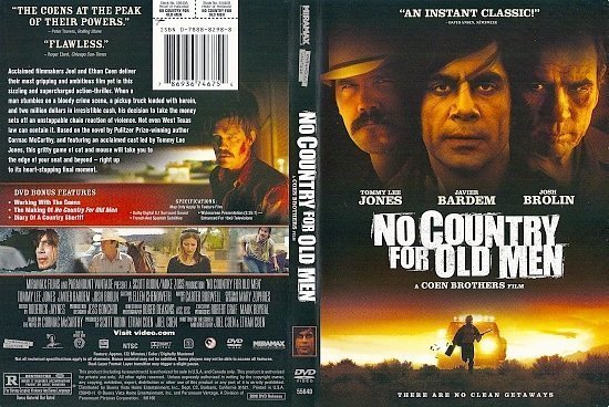 dvd cover No Country For Old Men (2007) WS R1