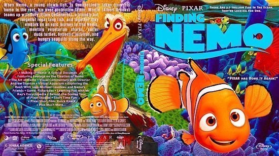 dvd cover Finding Nemo