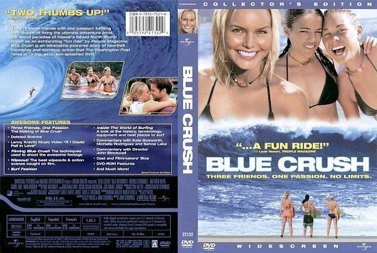 dvd cover Blue Crush (2002) CE R1
