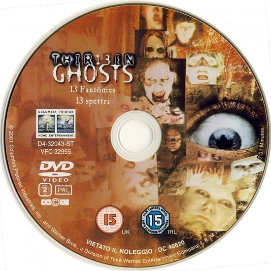 dvd cover Thir13en Ghosts (2001) WS R2