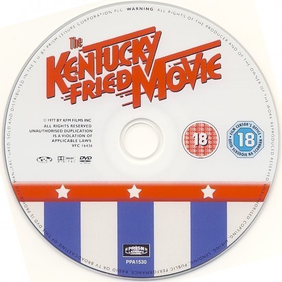 dvd cover The Kentucky Fried Movie (1977) R2