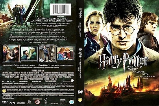 dvd cover Harry Potter and the Deathly Hallows Part 2 Harry Potter et les Repliques de la Mort 2ieme Partie English French