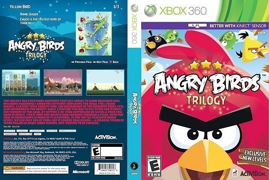 dvd cover Angry Birds Trilogy