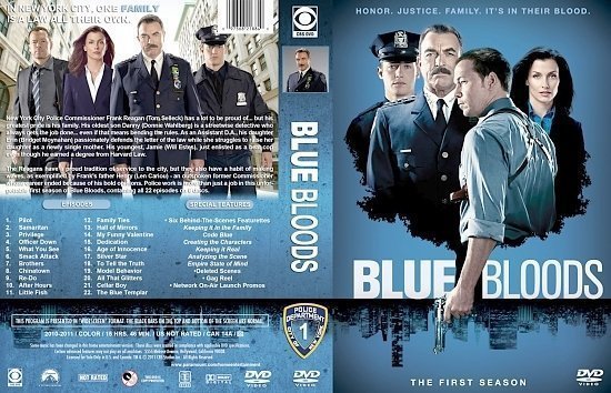 dvd cover Blue Bloods Season 1
