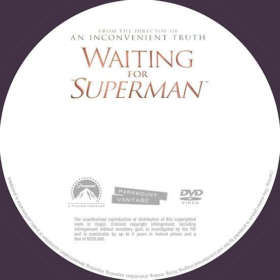 dvd cover Waiting For 'Superman' (2010) WS R1