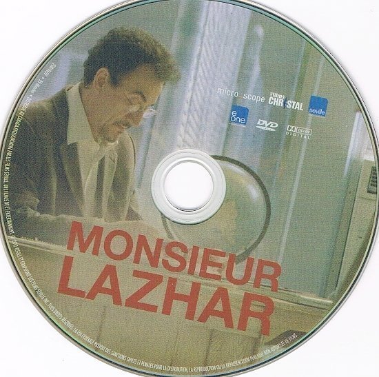 dvd cover Monsieur Lazhar (2011) WS FRE/CAN R1