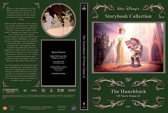 dvd cover The Hunchback Of Notre Dame II