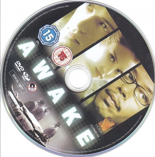 dvd cover Awake (2007) R2