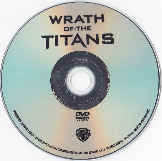 dvd cover Wrath of the Titans WS R1
