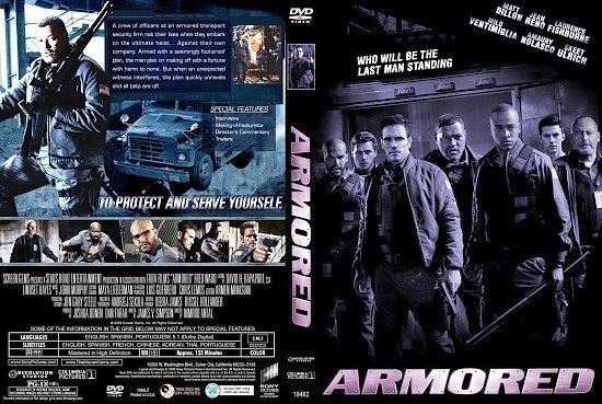 dvd cover Armored