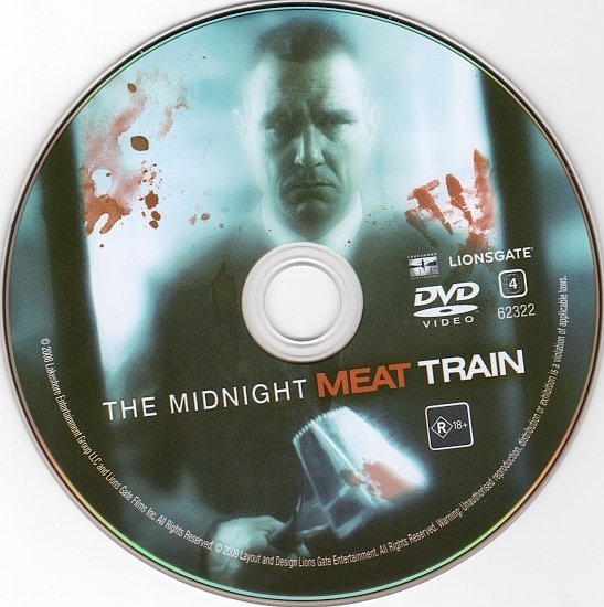 dvd cover The Midnight Meat Train (2008) WS R4