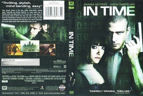 dvd cover In Time (2011) WS R1