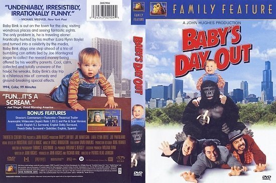 dvd cover Baby's Day Out (1994) R1