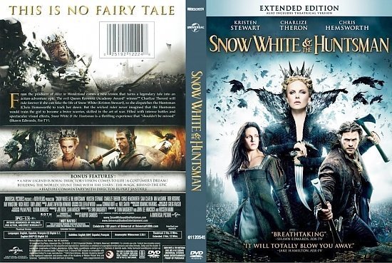 dvd cover Snow White And The Huntsman