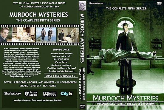 dvd cover Murdoch Mysteries Series 5 Discs 1 & 2