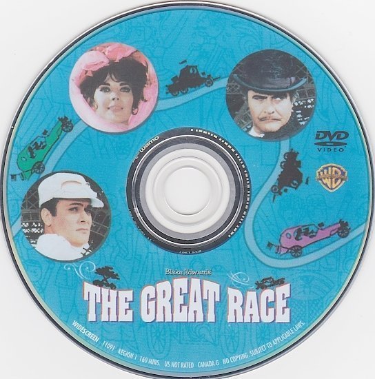 dvd cover The Great Race (1965) WS R1