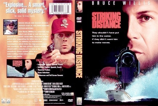 dvd cover Striking Distance (1993) WS R1